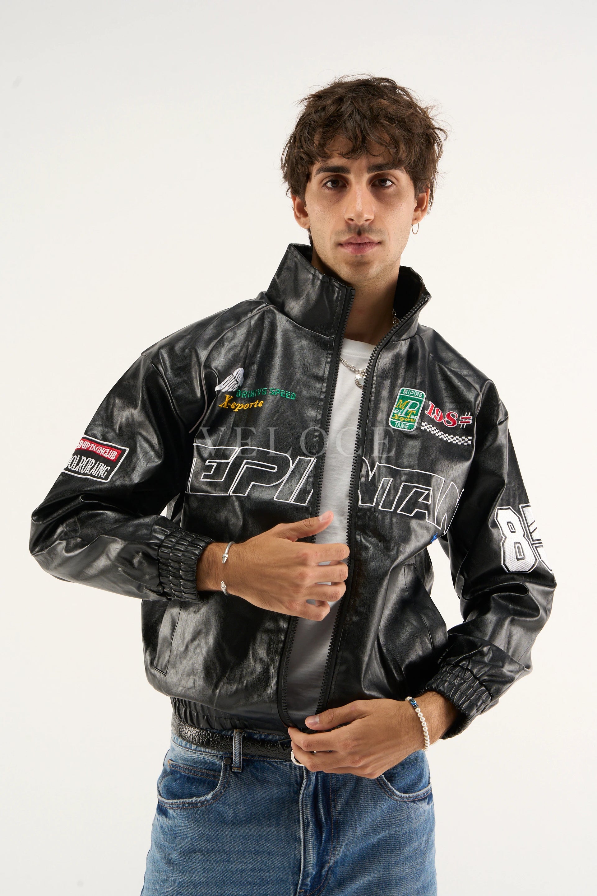 LAP 85 Black Racing Jacket | VELOCE