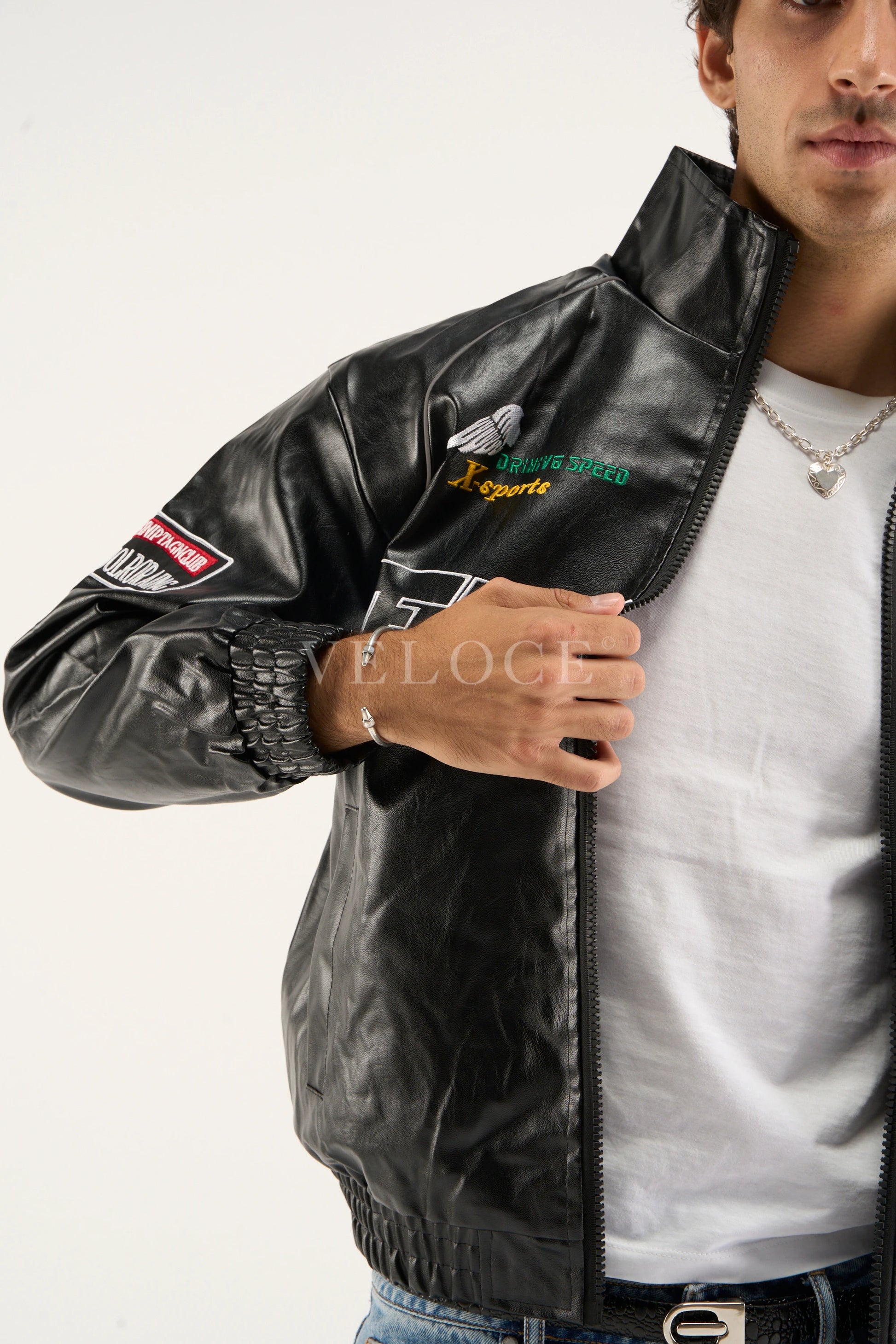 LAP 85 Black Racing Jacket - VELOCE