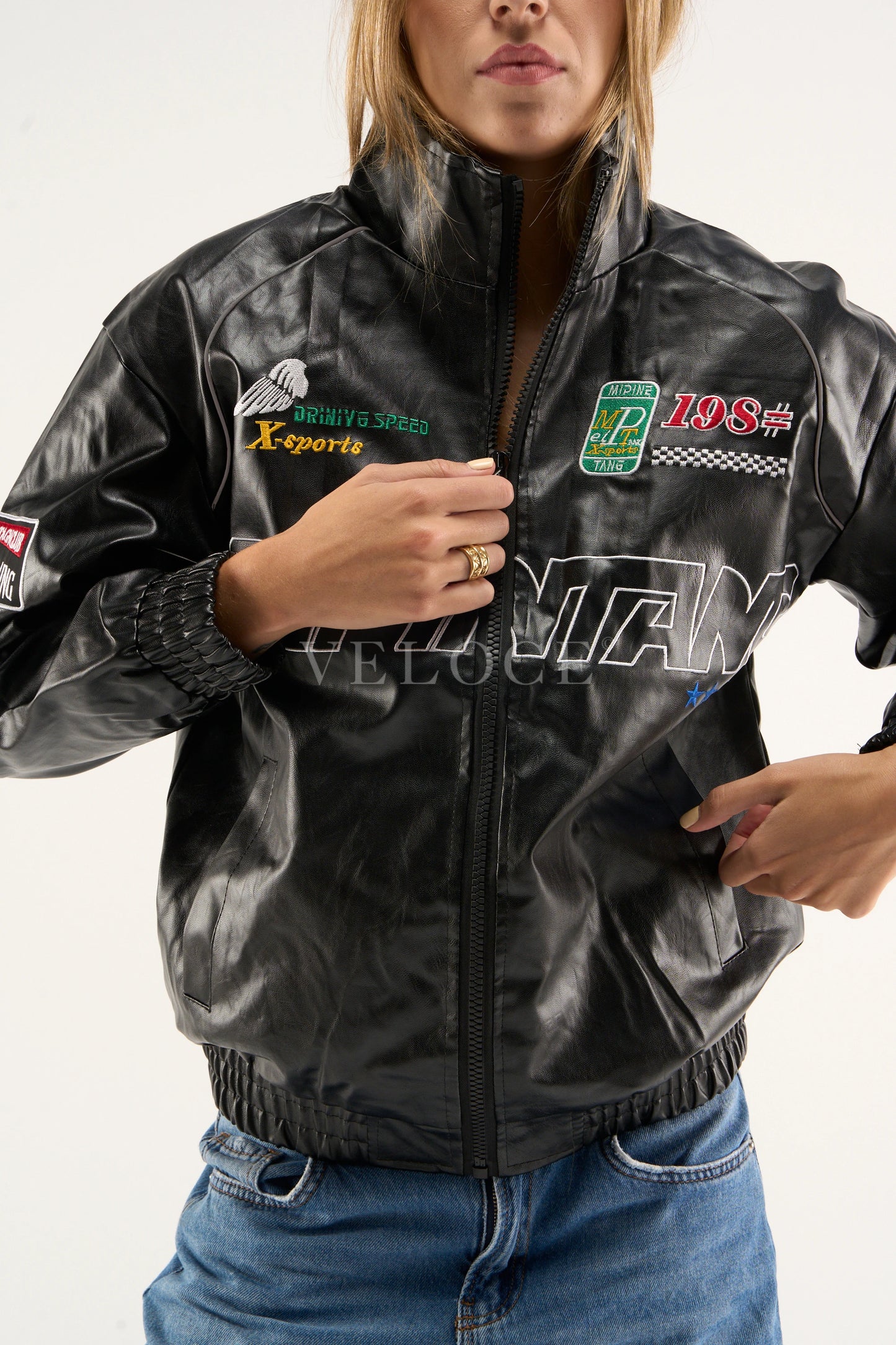 LAP 85 Black Racing Jacket - VELOCE