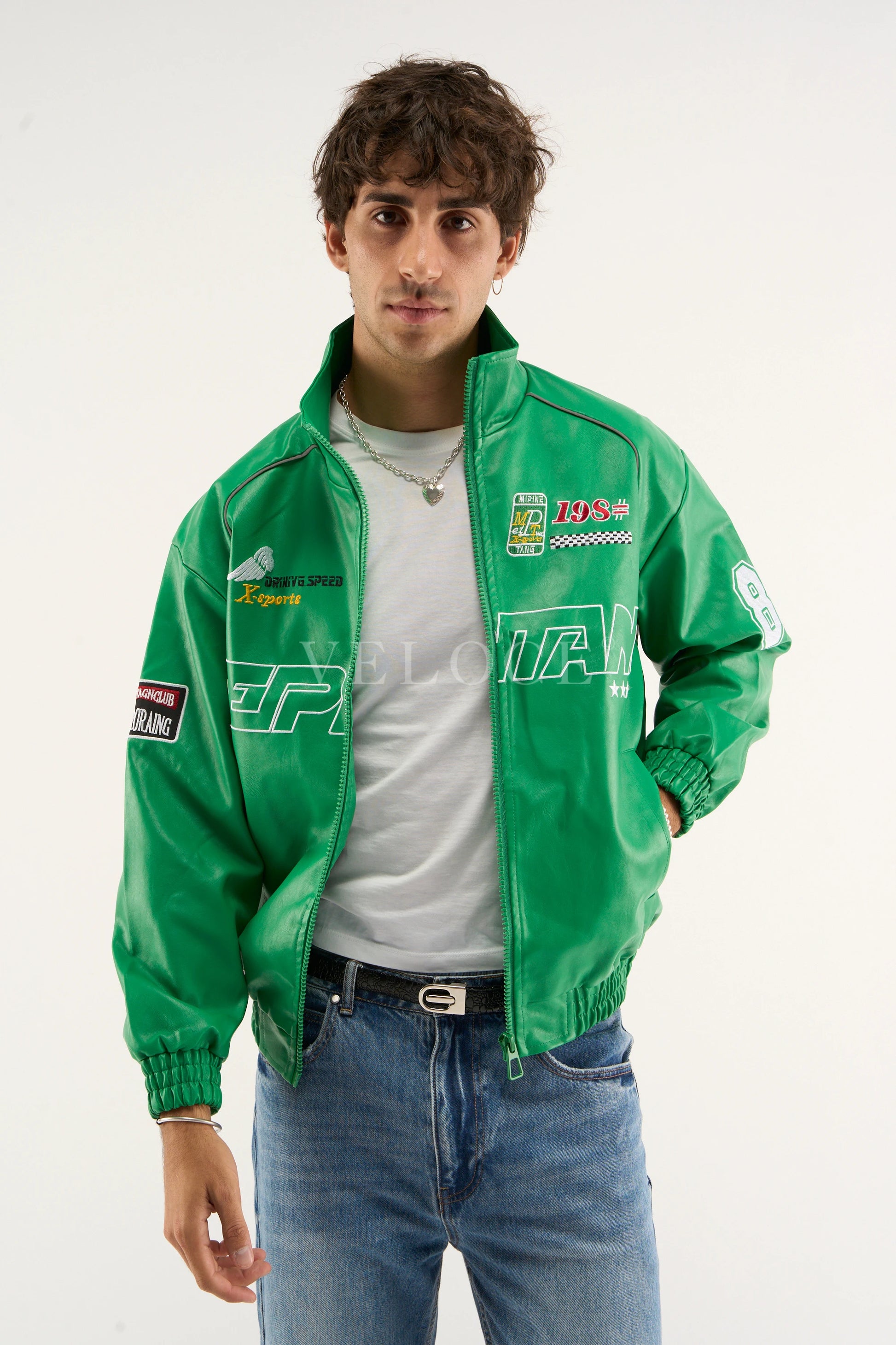 LAP 85 Green Racing Jacket - VELOCE