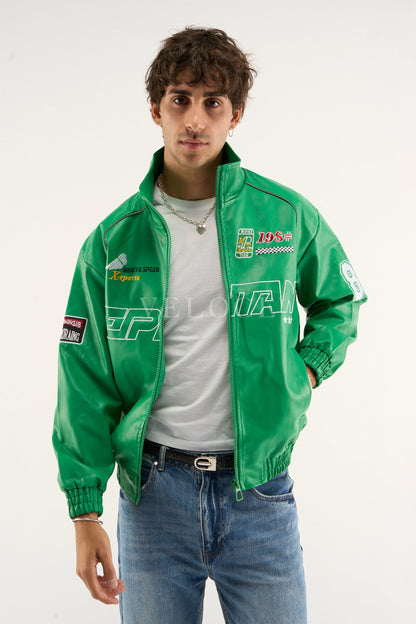 LAP 85 Green Racing Jacket - VELOCE