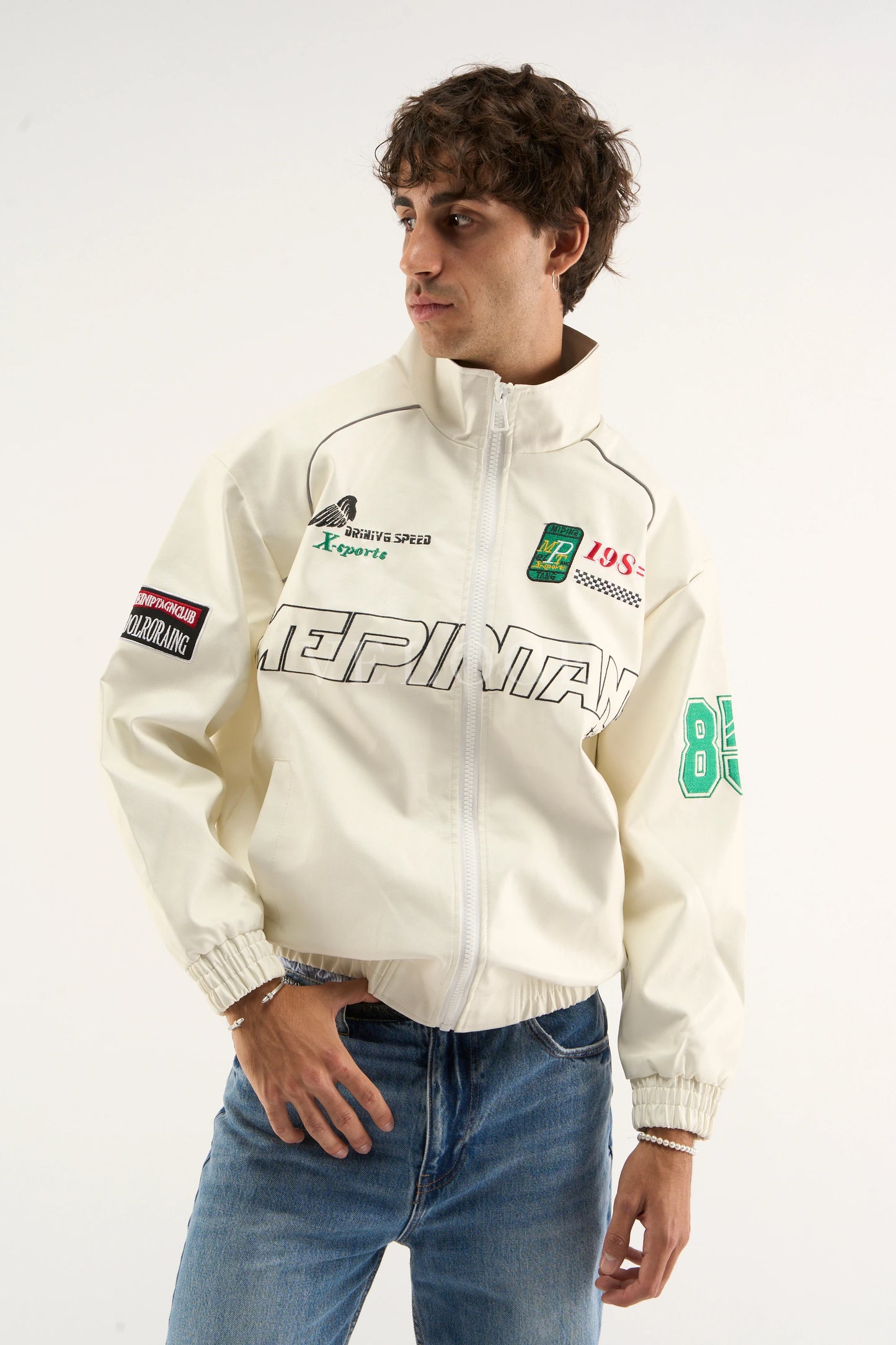LAP 85 White Racing Jacket - VELOCE