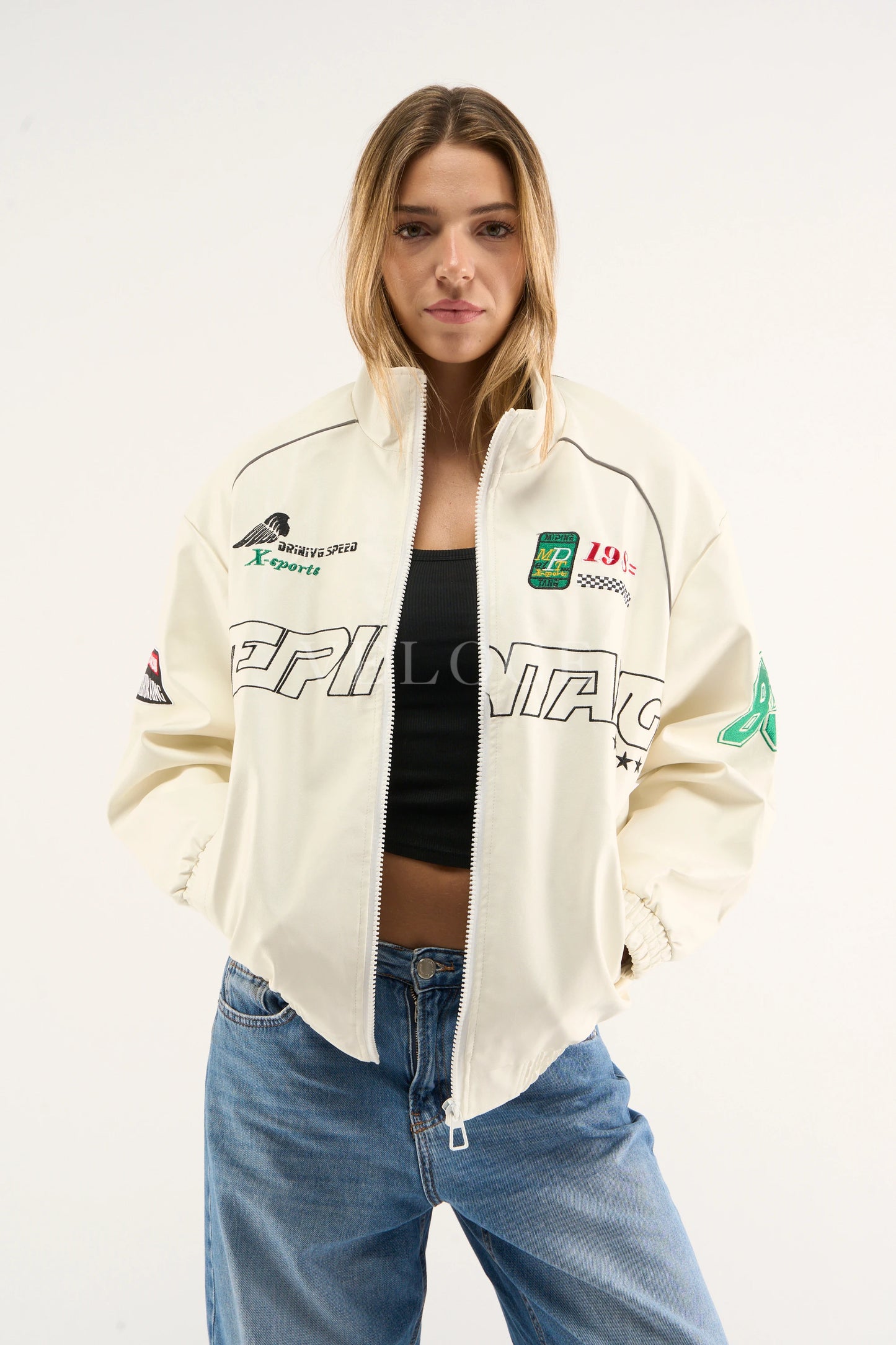 LAP 85 White Racing Jacket - VELOCE
