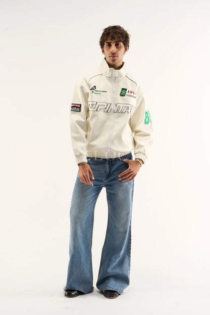 LAP 85 White Racing Jacket - VELOCE