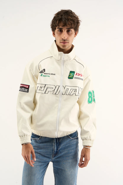 LAP 85 White Racing Jacket - VELOCE