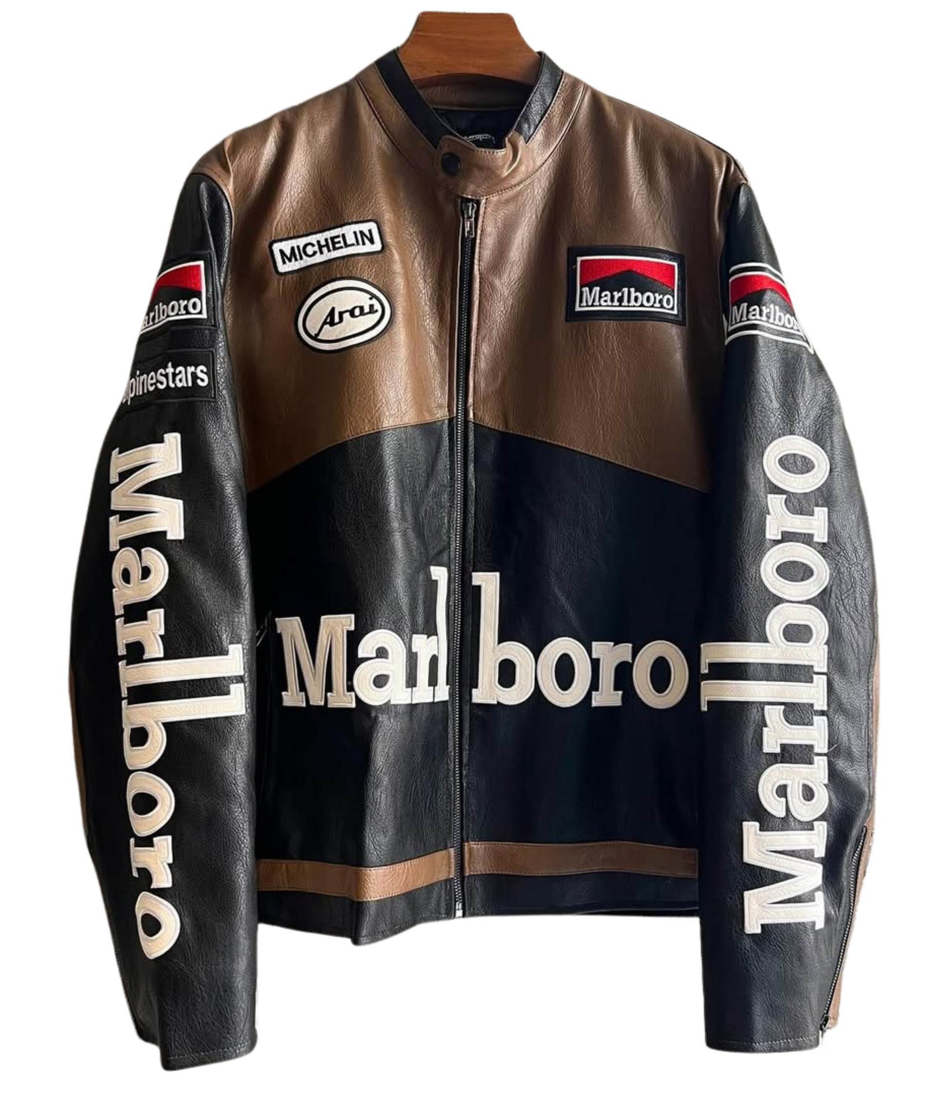 Marlboro Racing Leather Jacket - Retro Edition | VELOCE Marlboro Racing Leather Jacket - Retro Edition | VELOCE