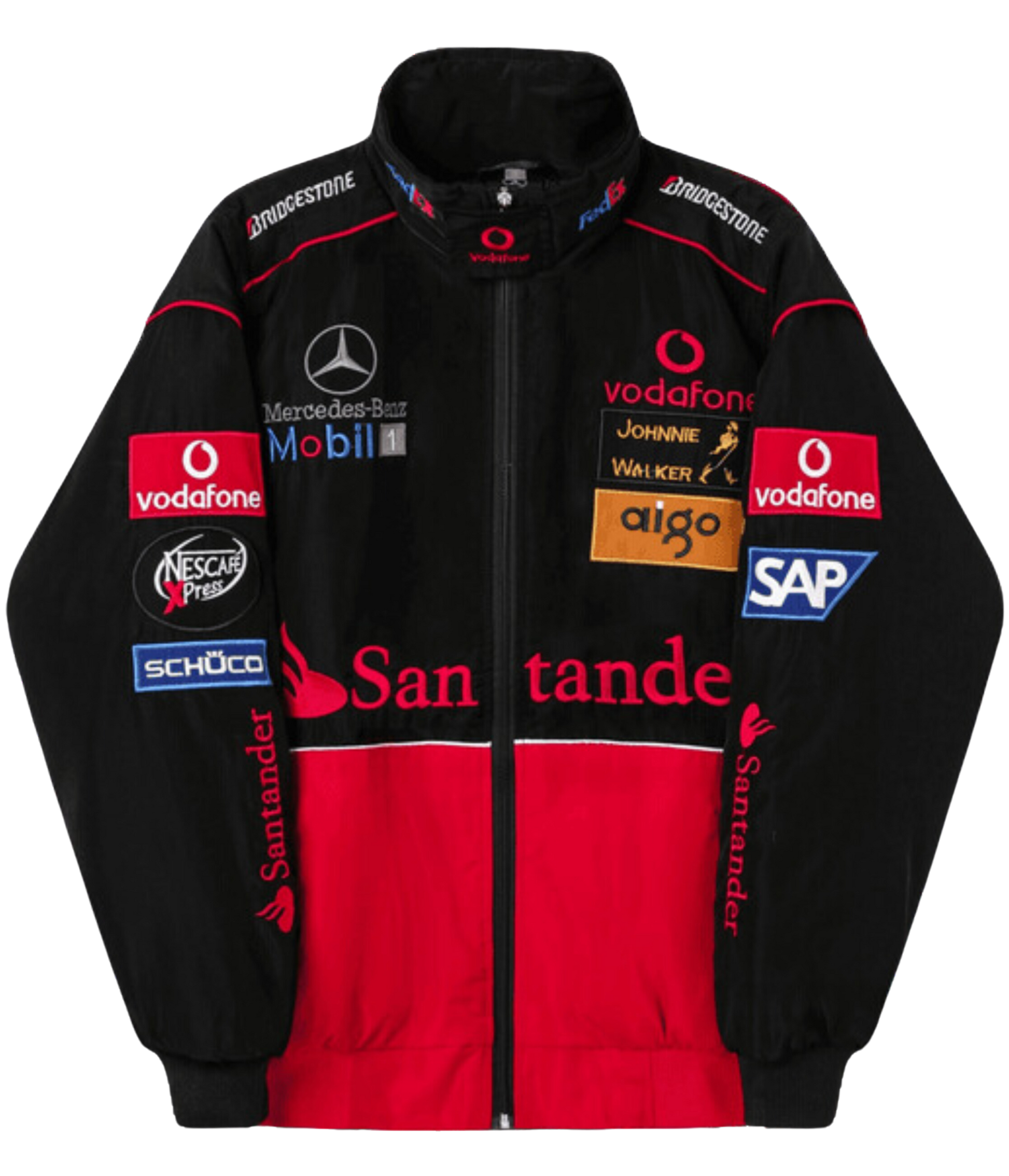 ジャケット・ブルゾン McLaren Mercedes-Benz Racing Jacket McLaren x Mercedes-Benz Vintage Jacket - Red Edition | VELOCE
