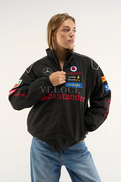 Mercedes-Benz Santander Vintage Jacket - Black Edition - VELOCE