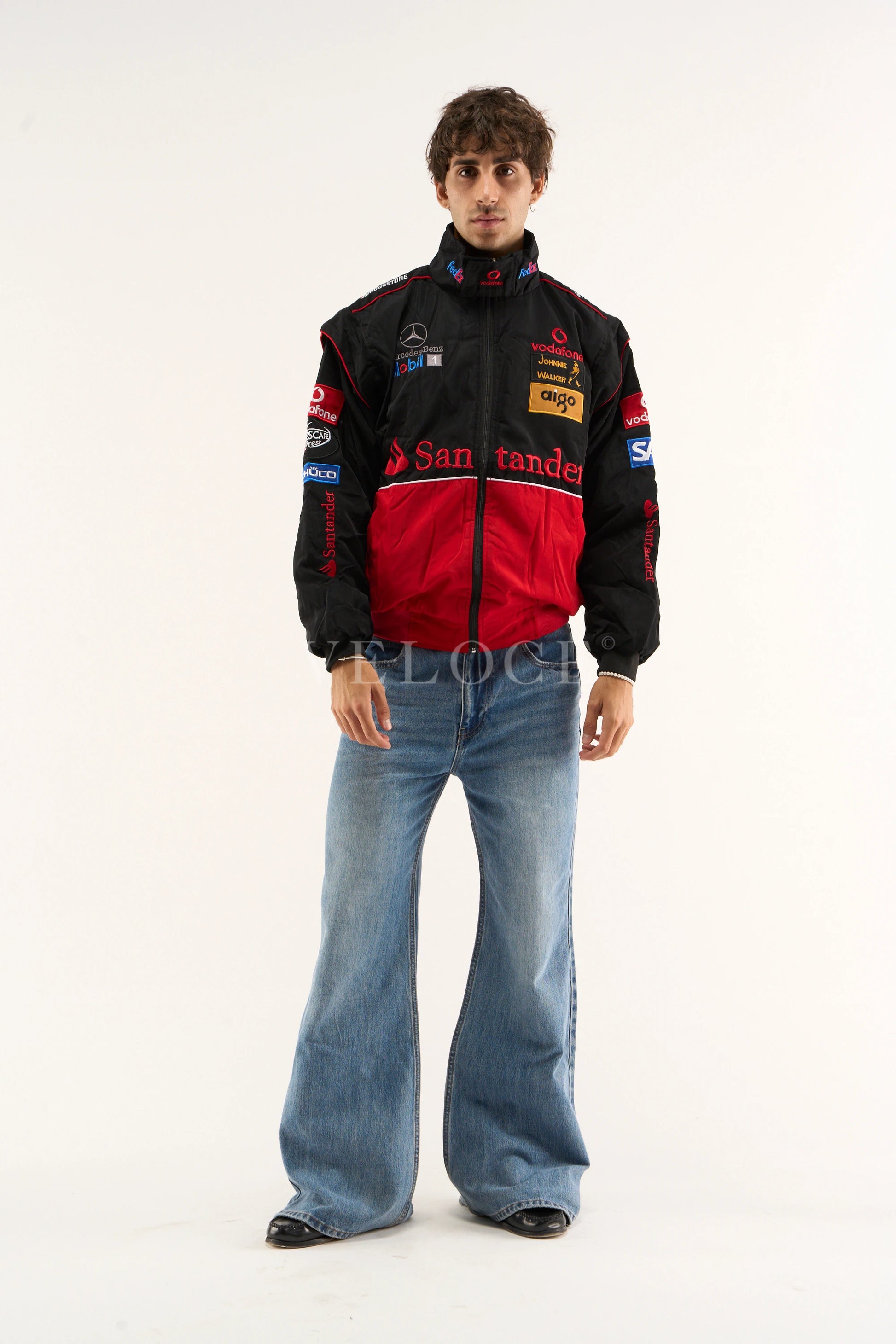 ジャケット・ブルゾン McLaren Mercedes-Benz Racing Jacket McLaren x Mercedes-Benz Vintage Jacket - Red Edition | VELOCE