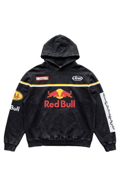Red Bull Racing Hoodie - Carbon Wash