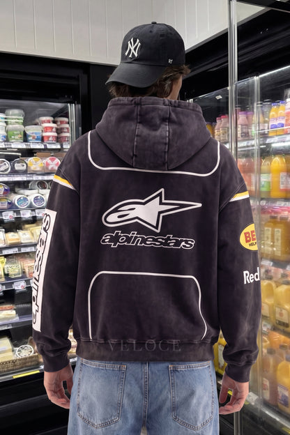 Red Bull Racing Hoodie - Carbon Wash