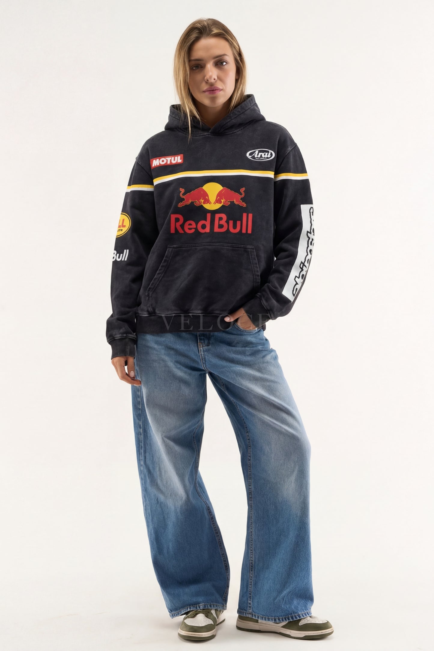 Red Bull Racing Hoodie - Carbon Wash
