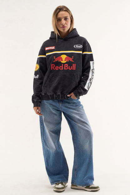 Red Bull Racing Hoodie - Carbon Wash