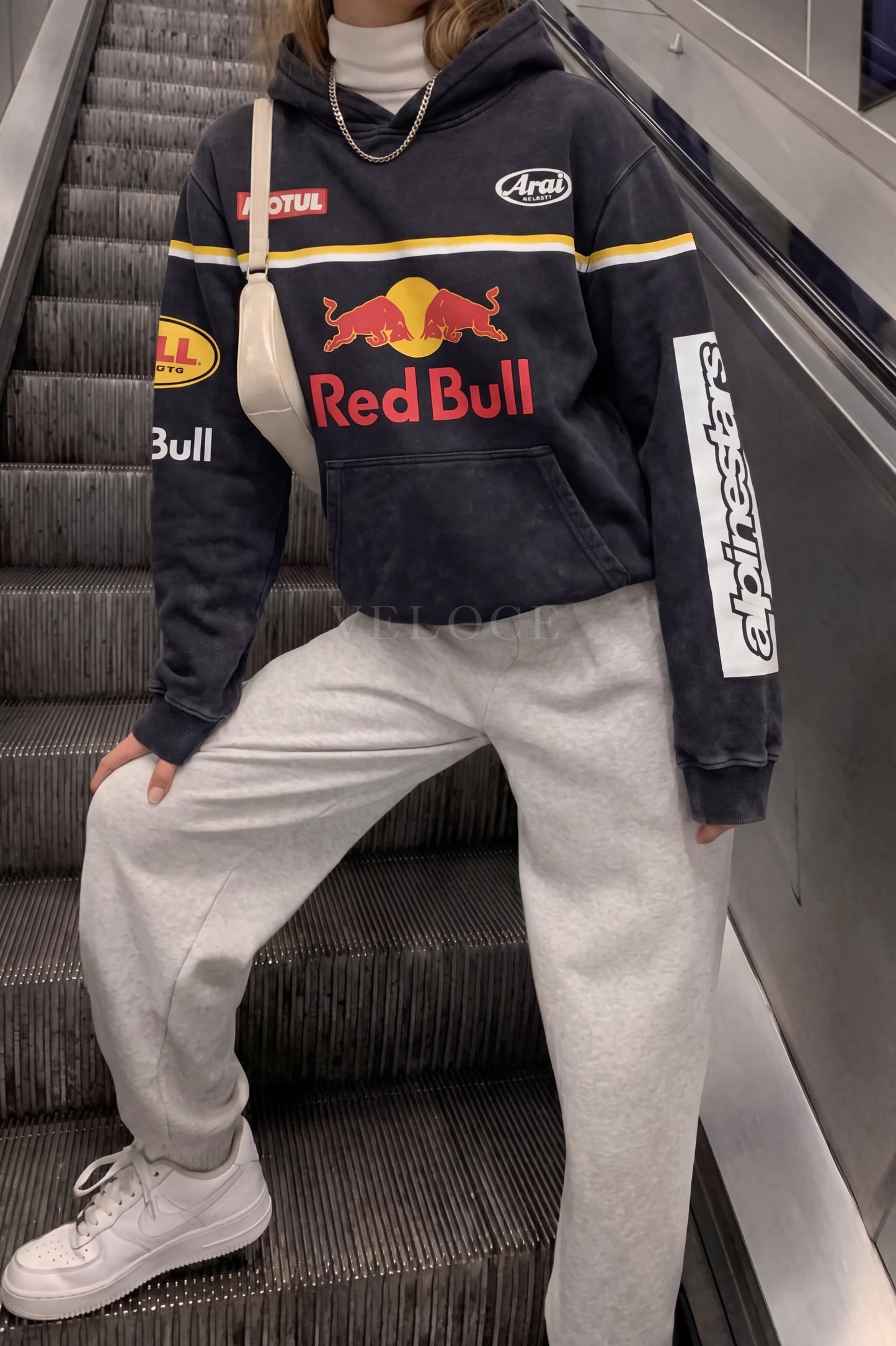 Red Bull Racing Hoodie - Carbon Wash